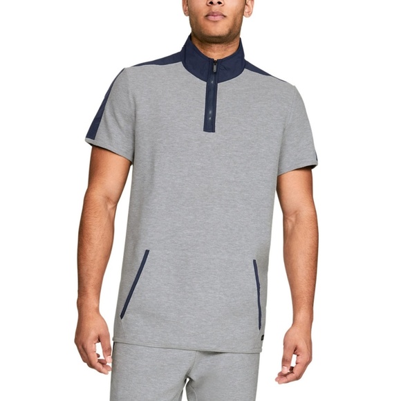 under armour quarter zip short sleeve